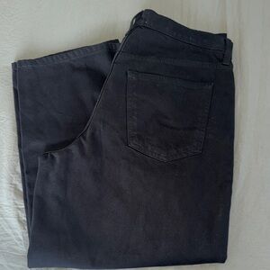Black Barrel Denim Jeans
